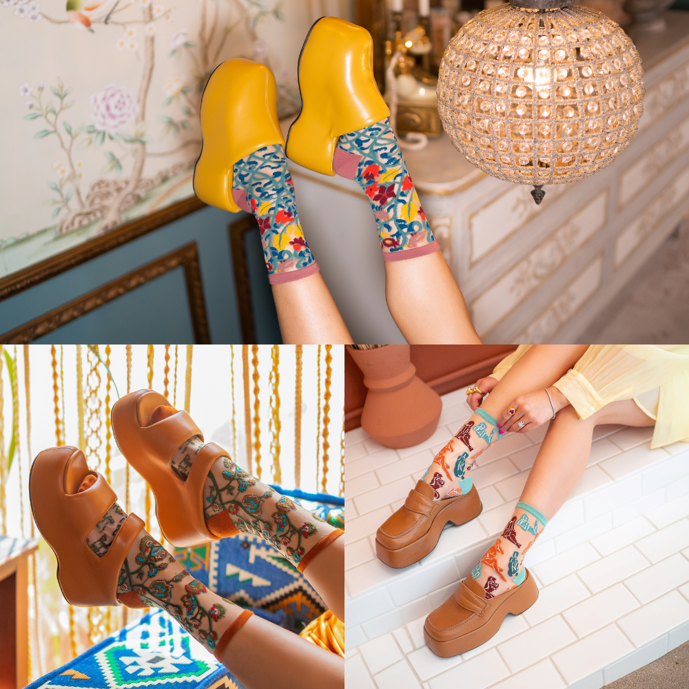 Sock Candy women's fashion socks vintage socks